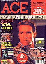 ACE: Advanced Computer Entertainment 36 (Sep 1990) front cover