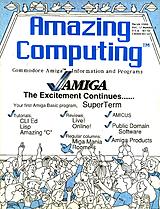 Amazing Computing Vol 1 No 2 (Mar 1986) front cover