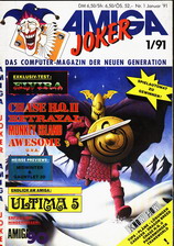 Amiga Joker (Jan 1991) front cover