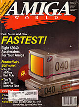Amiga World Vol 8 No 1 (Jan 1992) front cover