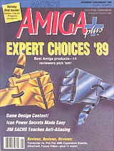 Antic's Amiga Plus Vol 1 No 5 (Dec 1989 - Jan 1990) front cover