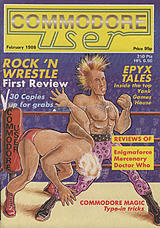 Commodore User (Feb 1986) front cover