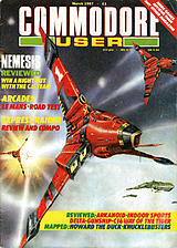 Commodore User (Mar 1987) front cover