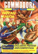 Commodore User (Apr 1987) front cover