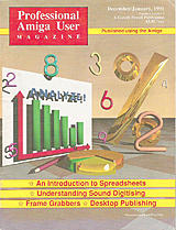 Professional Amiga User Vol 1 No 3 (Dec 1990 - Jan 1991) front cover