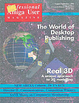 Professional Amiga User Vol 2 No 3 (Aug - Sep 1991) front cover
