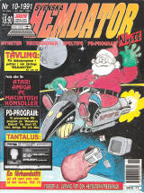 Svenska Hemdatornytt Vol 1991 No 10 (Dec 1991) front cover