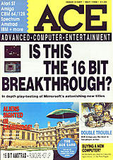 ACE: Advanced Computer Entertainment 8 (May 1988) front cover