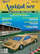 Ahoy's AmigaUser 6 (Feb 1989) front cover