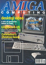 Amiga Computing 32 (Jan 1991) front cover