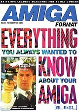 Amiga Format 4 (Nov 1989) front cover
