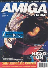 Amiga Format 6 (Jan 1990) front cover