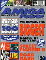 Amiga Power 20 (Dec 1992) front cover