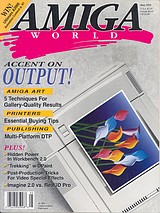 Amiga World Vol 8 No 5 (May 1992) front cover