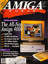 Amiga World Vol 8 No 11 (Nov 1992) front cover