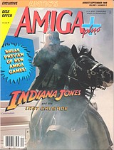 Antic's Amiga Plus Vol 1 No 3 (Aug - Sep 1989) front cover