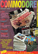 Commodore Computing International Vol 7 No 1 (Aug 1988) front cover
