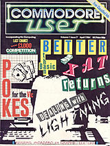 Commodore User Vol 1 No 7 (Apr 1984) front cover