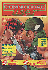 Commodore User (Jan 1986) front cover