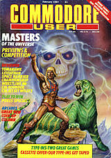 Commodore User (Feb 1987) front cover