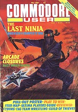Commodore User (May 1987) front cover