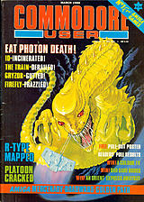 Commodore User (Mar 1988) front cover