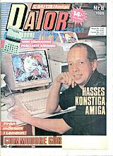 Datormagazin Vol 1988 No 8 (Jun 1988) front cover