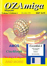 OZ Amiga Vol 1 No 4 (Dec 1992) front cover