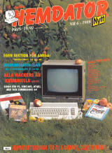 Svenska Hemdatornytt Vol 1989 No 6 (Sep 1989) front cover