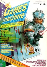 The Games Machine 1 (Oct - Nov 1987) front cover