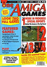 The One for Amiga Games 34 (Jul 1991) front cover