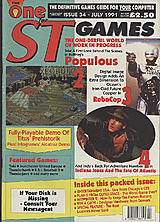 The One for ST Games 34 (Jul 1991) front cover