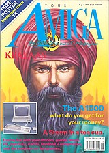 Your Amiga (Aug 1990) front cover