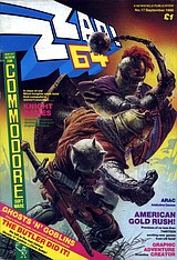Zzap 17 (Sep 1986) front cover
