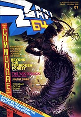 Zzap 18 (Oct 1986) front cover