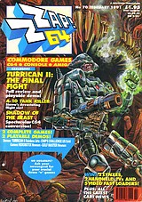 Zzap 70 (Feb 1991) front cover